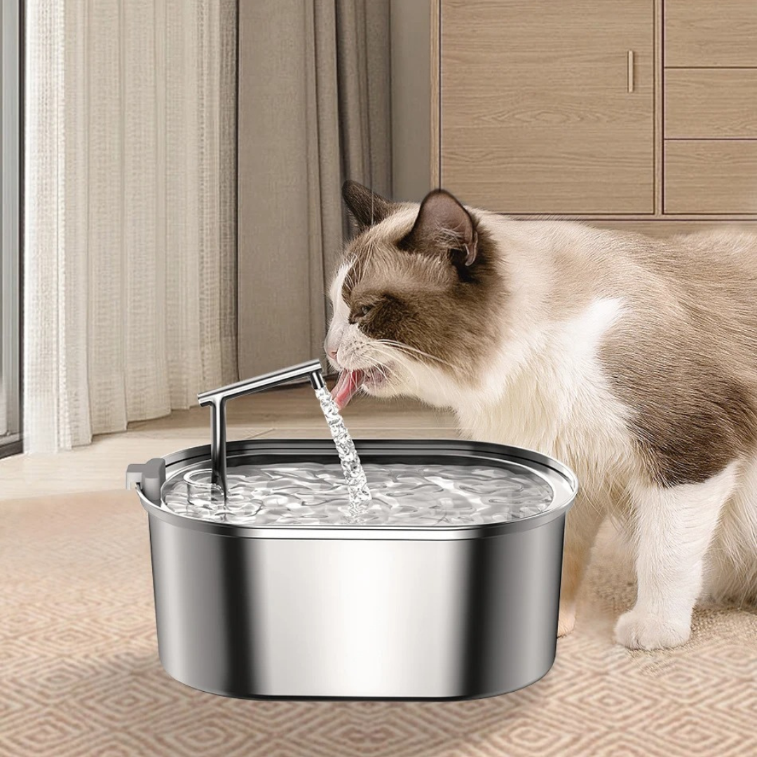 3.2L Stainless Steel Automatic Cat Fountain